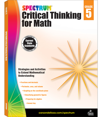 Spectrum Critical Thinking for Math, Grade 5 - Spectrum (Compiled by)