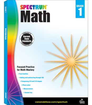 Spectrum Math Workbook, Grade 1 - Spectrum (Compiled by)