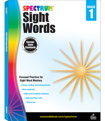Spectrum Sight Words, Grade 1: Volume 103 - Spectrum (Compiled by)