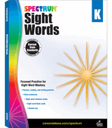 Spectrum Sight Words, Grade K: Volume 104