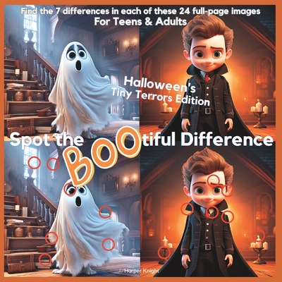 Spot the BOO-tiful Difference: Halloween's Tiny Terrors Edition: For Teens & Adults - Knight, Harper