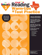 Staar: Reading Warm Ups and Test Practice G3 Workbook