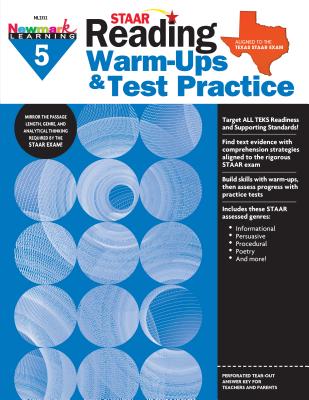Staar: Reading Warm Ups and Test Practice G5 Workbook - Pippin, Jessica, and Fall, Brandon