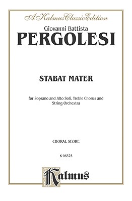 Stabat Mater: Sa with Sa Soli (Orch.) (Latin Language Edition) - Pergolesi, Giovanni Battista (Composer)