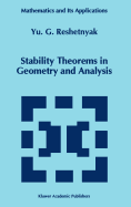 Stability Theorems in Geometry and Analysis