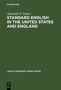 Standard English in the United States and England