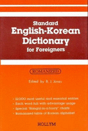 Standard English-Korean Dictionary for Foreigners - Jones, B J