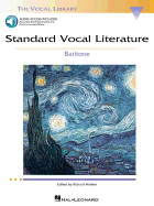 Standard Vocal Literature an Introduction to Repertoire Richard Walters Baritone Sheet Music Book 30 Art Songs and Arias for Beginners and Intermediate Singers Vocal Library Songbook