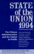 State of the Union 1994: The Clinton Administration and the Nation in Profile