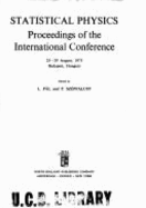 Statistical Physics: Proceedings of the International Conference, 25-29 August 1975, Budapest, Hungary - Pal, Lenard