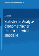 Statistische Analyse Okonometrischer Ungleichgewichtsmodelle