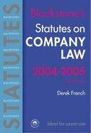 Statutes on Company Law 2004-2005