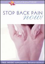 Stop Back Pain Now: The Solution