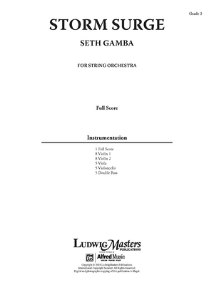 Storm Surge: Conductor Score - Gamba, Seth (Composer)