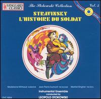 Stravinsky: L'Histoire du Soldat - Charles Russo (clarinet); Gerald Tarack (violin); Jean-Pierre Aumont (vocals); John Swallow (trombone);...
