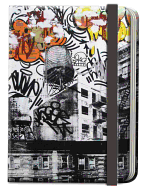 Street Notes-New York Artwork by Avone (Large Hardcover Journal): 144-Page Lined Notebook