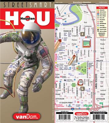 Streetsmart Houston Map by Vandam - Van Dam, Stephan (Editor)