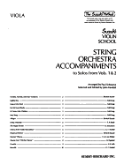 String Orchestra Accompaniments to Solos from Volumes 1 & 2: Viola