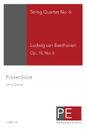 String Quartet No. 6: Pocket Score