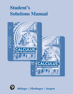 Student Solutions Manual for Calculus and Its Applications