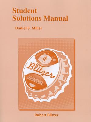 Student Solutions Manual for Introductory & Intermediate Algebra for College Students - Blitzer, Robert F.