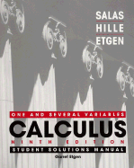 Student Solutions Manual to Accompany Calculus: One and Several Variables, 9th Edition