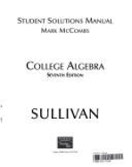 Student Solutions Manual - McCombs, Mark, and Sullivan, Michael, and Sullivan,III, Michael