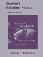 Student's Solutions Manual for Intermediate Algebra: Concepts & Applications