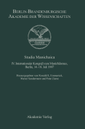 Studia Manichaica: IV. Internationaler Kongre? Zum Manich?ismus, Berlin, 14.-18. Juli 1997