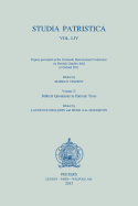 Studia Patristica. Vol. LIV - Papers Presented at the Sixteenth International Conference on Patristic Studies Held in Oxford 2011: Vol. LIV - Papers Presented at He Sixteenth International Conference on Patristic Studies Held in Oxford 2011. Volume 2... - Vinzent, M (Editor), and Mellerin, L (Editor), and Houghton, Hag (Editor)