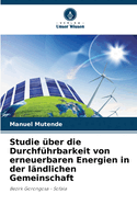 Studie ber die Durchfhrbarkeit von erneuerbaren Energien in der lndlichen Gemeinschaft