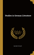 Studies in German Literature