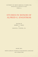 Studies in Honor of Alfred G. Engstrom