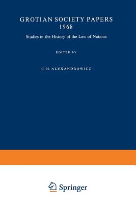 Studies in the History of the Law of Nations - Alexandrowicz, Charles Henry