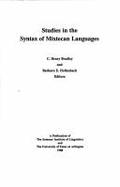Studies in the syntax of Mixtecan languages.