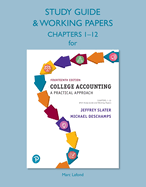 Study Guide & Working Papers for College Accounting: A Practical Approach, Chapters 1-12