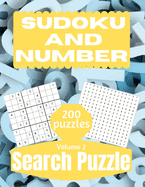 Sudoku And Number Search Puzzle: Large Print Activity Puzzle Book for Adults and Seniors with Solutions Vol 3