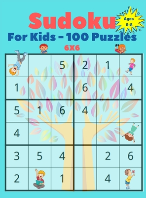 Sudoku For Kids Ages 6-8: 125 Easy to Medium Sudoku Puzzles For ...