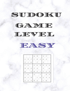 Sudoku Game Level Easy: Large sized sudoku number puzzle book