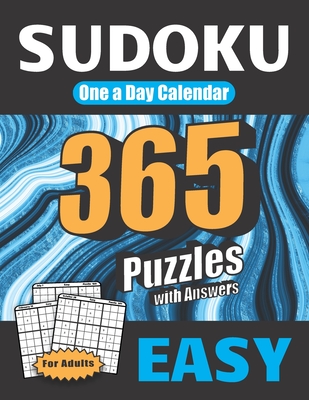 Sudoku One a Day Calendar: for Adults Easy 365 Puzzles with Answers - Orb, Creative
