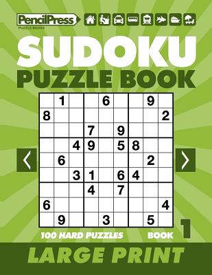 Sudoku Puzzle Book 1 (Large Print) - Books, Adults Activity, and Sudoku, Large Print