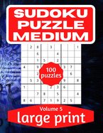 Sudoku Puzzle Medium: Sudoku Puzzle Book for Everyone With Solution Vol 5