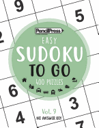 SUDOKU TO GO (400 Puzzles, easy): Sudoku Puzzle Books for adults