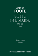 Suite in E Major, Op.63: Study Score