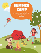 Summer camp: Coloring book for kids