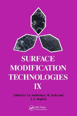 Surface Modification Technologies IX - Sudarshan, Tangali Seshiengar (Editor), and Stiglich, J J (Editor), and Reitz, W (Editor)