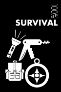 Survival Notebook: Blank Lined Survival Journal for Survivalist and Instructor