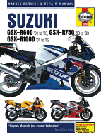 Suzuki GSX-R600 (01 - 03), GSX-R750 (00 - 03), GSX-R1000 (01 - 02) Haynes Repair Manual