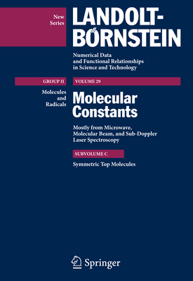 Symmetric Top Molecules - Demaison, Jean, and Httner, Wolfgang (Editor)