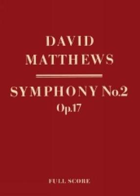 Symphony No. 2: Score - Matthews, David (Composer)